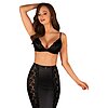 Set Fusta Si Sutien Obsessive Blanita Negru L-XL