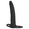 Strap-On Silicone Double Rider Negru