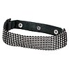 Zgardă Rhinestone Choker Negru