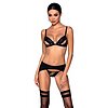 Set Passion Miley Negru L-XL