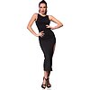 Rochie Lunga Chilirose CR4441 Negru S-M