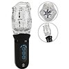 STROKER Masturbator Rotativ Transparent 4 Moduri Transparentă