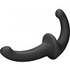 Silicone Strapless Strapon Negru