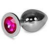 Rosebud Plug Metal L cu Bijuterie Fuchsia Lovetoy