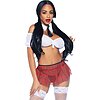 Costum Leg Avenue Naughty School Girl Roșu XS-L
