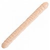 Dildo Dublu Header Veined Natural