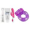 Set Complet Plăcere: Kit Vibrant, Lubrifiant și Igienă