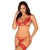 Set Obsessive Mellania Rosu S-M