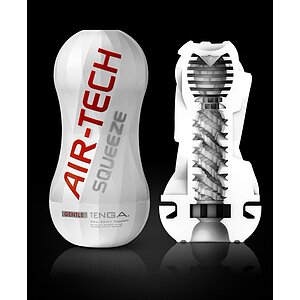 Masturbator Air Tech Squeeze Gentle Alb Thumb 1