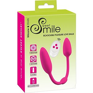Sweet Smile Double Pleasure Love Balls 2 X 10 Moduri Roz Thumb 7