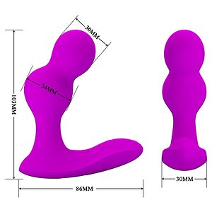 Pretty Love Terrance — Vibrator Anal Flexibil, 12 Moduri Thumb 10