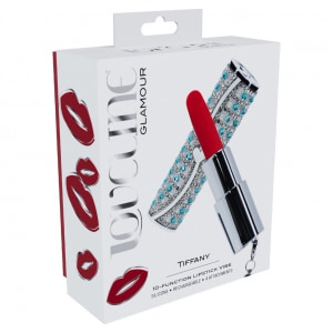 Tiffany Ruj Vibrator 5 Moduri Discret Reîncărcabil Roșu Thumb 10