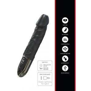 Hidden Desire Anal Power Vibrator Negru Reîncărcabil Thumb 10