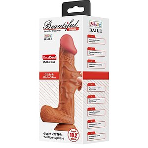 Debra curbat 26cm — Dildo Ergonomic cu Ventuză Thumb 4