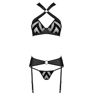 Set Din Piele Passion Hima Negru L-XL Thumb 2