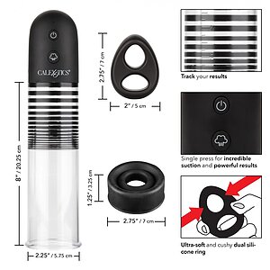 Pompă Penis Rechargeable Ez Negru Thumb 8