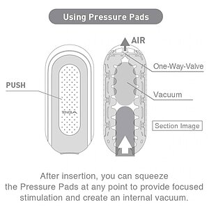 Tenga Flip Zero Gravity White - Masturbator Reutilizabil Alb Thumb 1