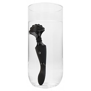Vibrator Shiatsu Bendable Massager Wand Negru Thumb 3