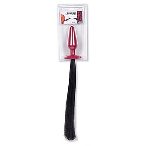 Anal Plug Pony Play Mediu Negru Thumb 1