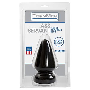 Dop Anal TitanMen 19cm Negru Thumb 1