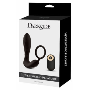 Stimulator Prostatic cu Inel Penian Toyz4lovers — Vibrație Negru Thumb 4