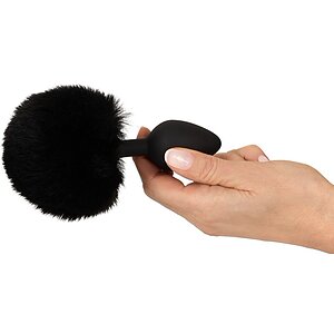 Coada Pufoasă Plug M You2Toys – Discret, Negru, silicon Thumb 4