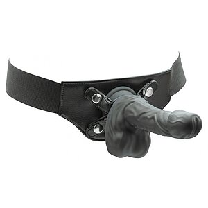 Naked Addiction 23 cm, Vibrator Rotativ și De împingere Negru Thumb 61