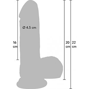 Dildo Realist Din Silicon Lichid Hidden Desire 20cm Thumb 13