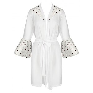 Halat Passion Lovelia Alb L-XL Thumb 2