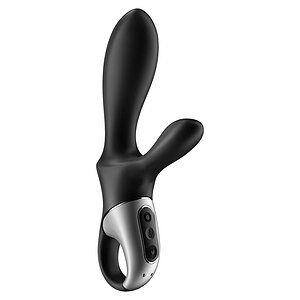 Vibrator Rabbit Heat Climax Plus Negru Thumb 1