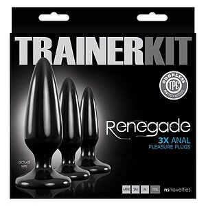Set Anal Plug Trainer Kit Renegade Negru Thumb 1