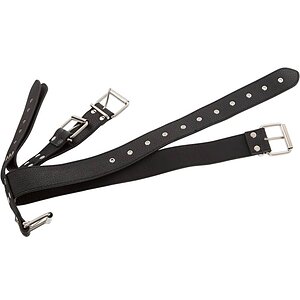 Bad Kitty Set Guler + Cătușe Reglabile Mâini Talie Negru Thumb 2