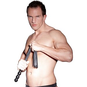 Bici Flogger Piele Negru Thumb 2