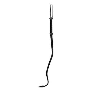 Bici Single Tail Leather Whip Negru Thumb 1