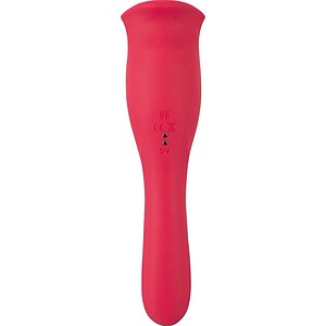Oral Fun L – Vibrator 2 în 1, 10 Moduri, Reîncărcabil Roz Thumb 6