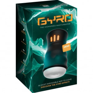 GYRO Masturbator You2Toys, 4 Moduri Reîncărcabil Negru Thumb 7