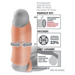 Manșon Penis FX Real Feel Enhancer Thumb 1