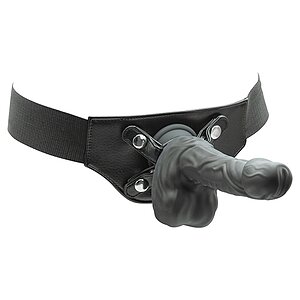 Naked Addiction 23 cm, Vibrator Rotativ și De împingere Negru Thumb 91