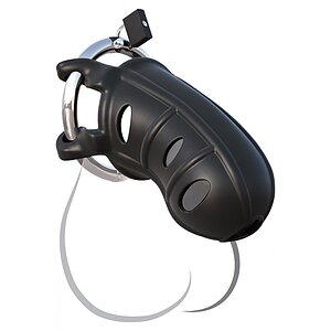 Cușcă Penis Silicone Block Negru Thumb 1