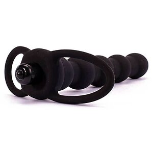 Vibrating Fantasy Double Prober Negru Thumb 2