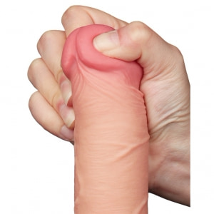LoveToy Sliding-Skin Realist 20.8 cm Ø4 cm - Ventuză Thumb 5