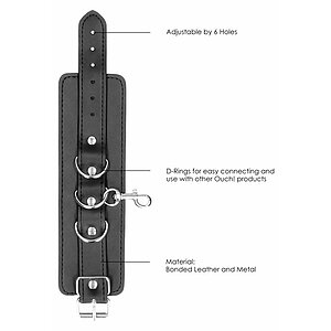 Leather Hand And Legcuffs Negru Thumb 6
