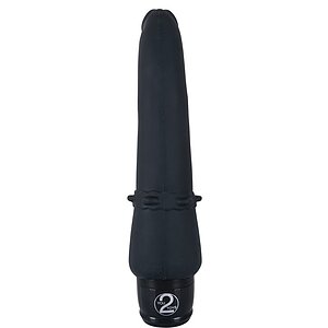 Vibrator Silicon Anal Negru Thumb 2