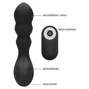 Vibrator Anal No. 78 Rechargeable Negru Thumb 7