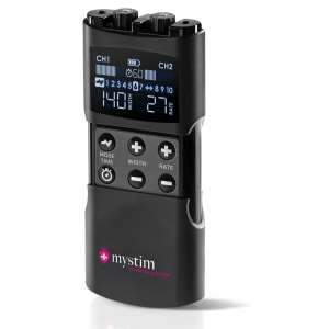 Mystim Tension Lover 2, EStim Reîncărcabil cu 2 Canale Negru Thumb 6
