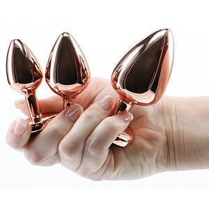 Set Antrenament Intim 3 Piese Roz Auriu NS Novelties Thumb 1