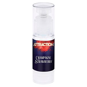Lubrifiant Attraction Champagne Strawberry 50ml Thumb 1
