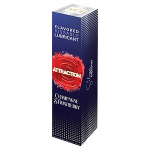 Lubrifiant Attraction Champagne Strawberry 50ml Thumb 2