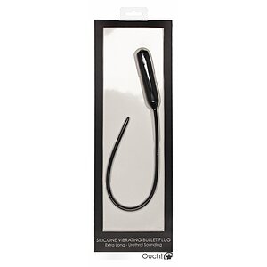Vibrating Plug Extra Long Urethral Sounding Negru Thumb 8