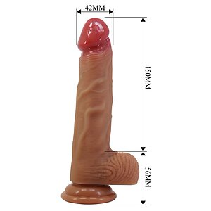 Pretty Love Lisle 8.1 Dildo Din silicon cu Bază Ventuză Thumb 9